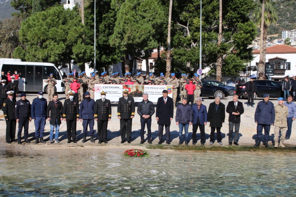 Antalya Deniz Zaferleri Kaş’ta Devlet Töreniyle Anıldı