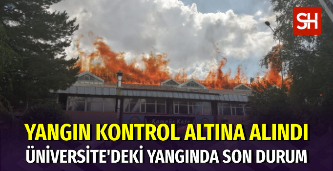 Atatürk Üniversitesi Yemekhanesinde Yangın Çıktı