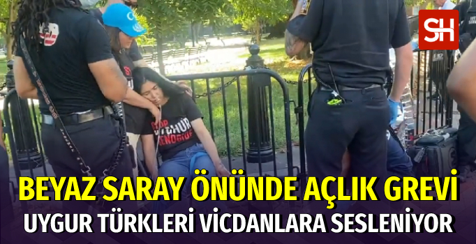 Uygur Türkleri’nden Beyaz Saray Önünde Açlık Grevi