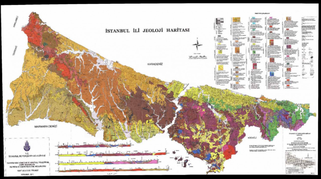 İstanbul jeoloji haritası oluşturuldu