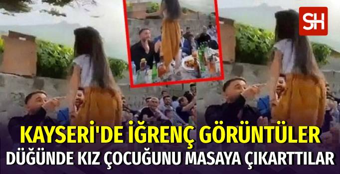 Kayseri'de Alkol Masasında Kız Çocuğunu Oynattılar