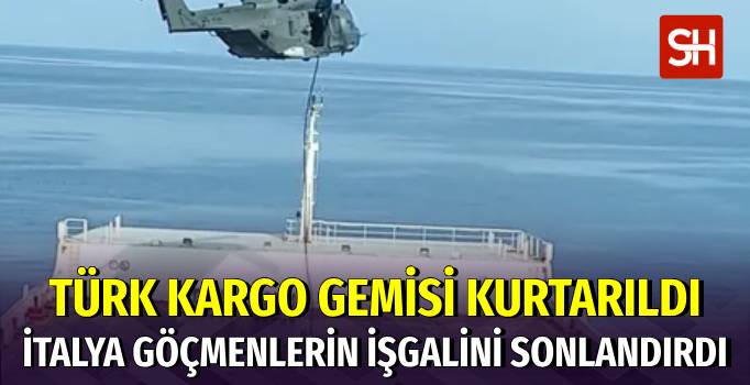 Göçmenlerin Kaçırmaya Çalıştığı Türk Kargo Gemisi Kurtarıldı