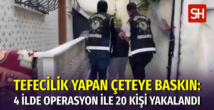 Kadıköy’de Tefecilik Yapan Suç Örgütüne Baskın