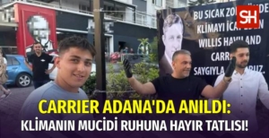 Adana'da Klimanın Mucidi Ruhuna Tatlı Dağıtıldı