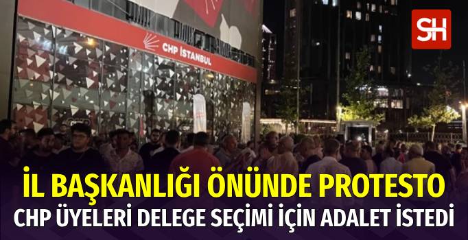 CHP İstanbul İl Başkanlığı Önünde Protesto