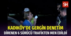 Kadıköy’de Trafik Polisine Direnen Sürücüler Gözaltına Alındı