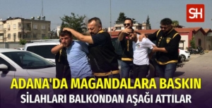 Adana'da Silahlı Saldırganlar Tabancaları Balkondan Aşağı Attı