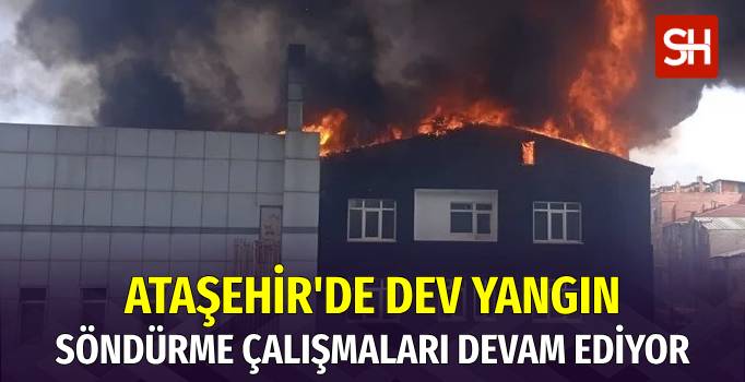Ataşehir’de Spor Salonunda Çıkan Yangın 3 Binaya Daha Yayıldı