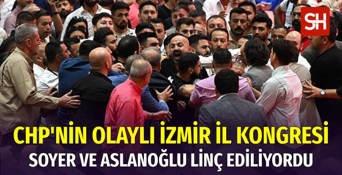 CHP İzmir İl Kongresi’nde Blok Liste Arbedesi