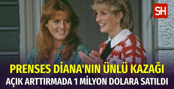 Prenses Diana’nın Kırmızı Kazağı Rekor Fiyata Satıldı