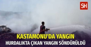 Tosya’da Eski Sanayi Sitesinde Yangın Paniği Yaşandı
