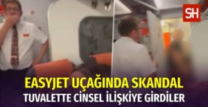 Uçağın Tuvaletinde Cinsel İlişkiye Girerken Yakalandılar