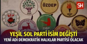 Yeşil Sol'un Yeni İsmi: Demokratik Halklar Partisi