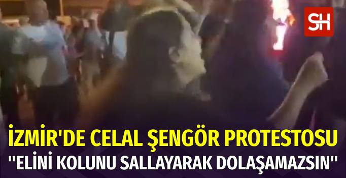 İzmir’de Celal Şengör Protesto Edildi
