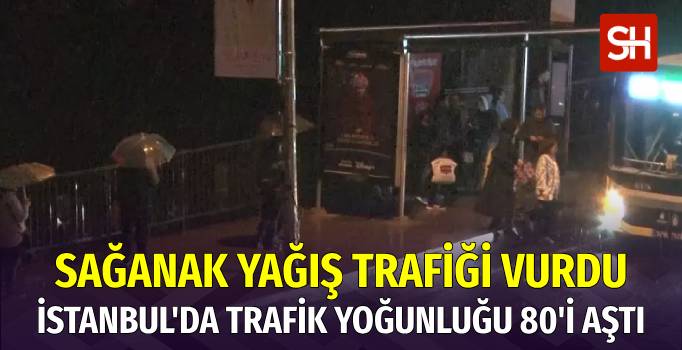 İstanbul Trafiğinde Yoğunluk Yüzde 80'i Aştı