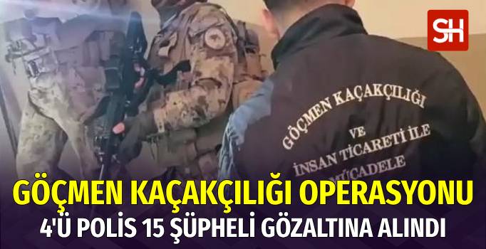 İstanbul'da Göçmen Kaçakçılarına İki Ayrı Operasyon