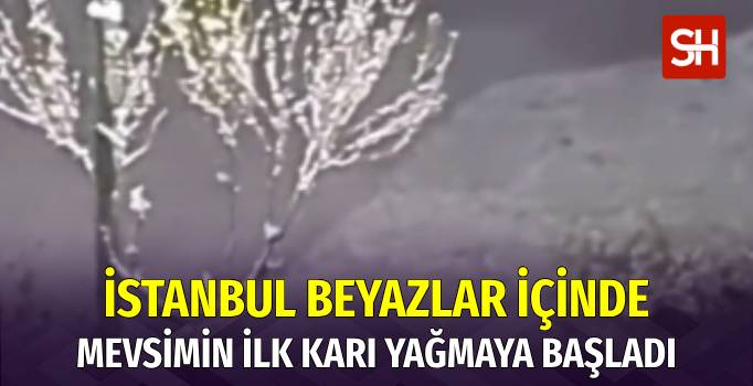 İstanbul'da Mevsimin İlk Karı Yağdı