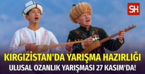 Kırgızistan'da Ulusal Ozanlık Yarışması Hazırlığı