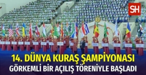 14. Dünya Kuraş Şampiyonası Türkmenistan'da Başladı