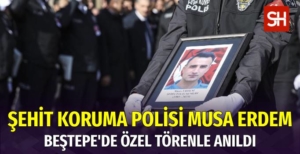 Şehit Polis Musa Erdem için Beştepe'de Tören Düzenlendi
