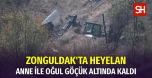 Zonguldak'ta Heyelan, Bir Ev Çöktü: 2 Ölü