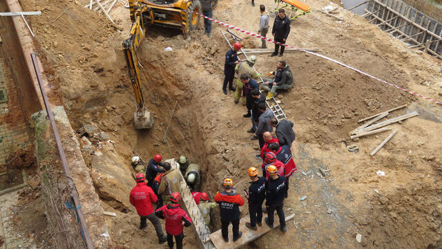 Sancaktepe'de İnşaat Alanında Toprak Kayması: 1 İşçi Öldü