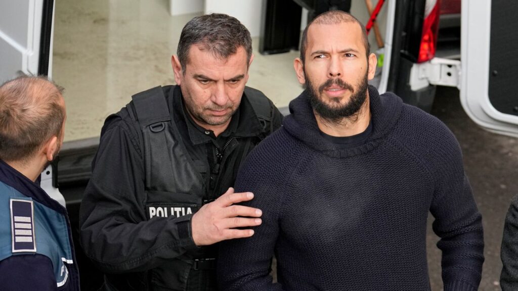 Andrew Tate Romanya'da Gözaltına Alındı