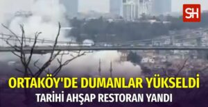 İstanbul Ortaköy'de Tarihi Binada Korkutan Yangın