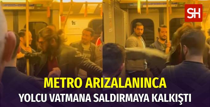 İzmir Metrosu'nda Arıza Olunca Bir Yolcu Vatmana Saldırmaya Çalıştı