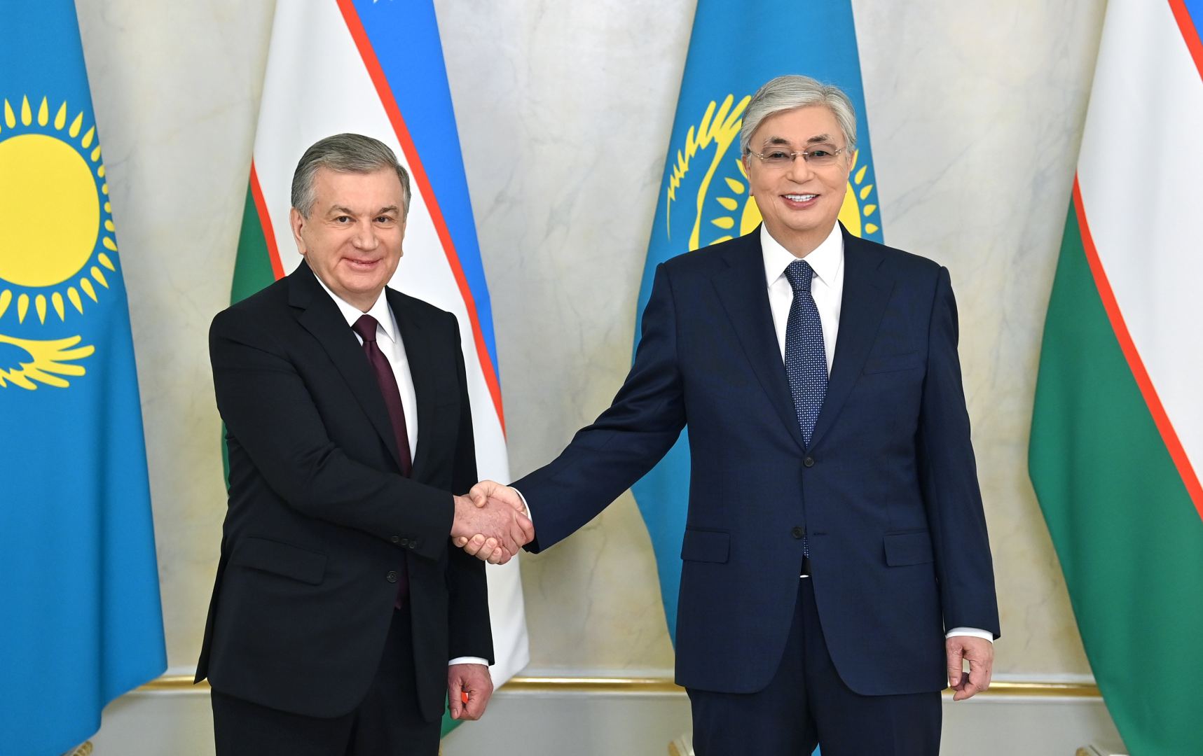 Kazakistan ve Özbekistan Liderleri Hive Şehrinde Görüştü