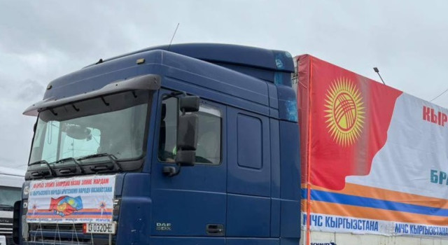 Kırgızistan'dan Kazakistan'a İkinci Yardım Paketi