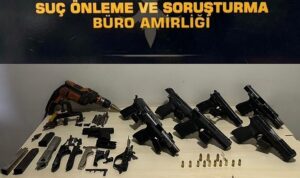 İzmir Konak'ta Kaçak Silah Atölyesine Baskın: 3 Gözaltı