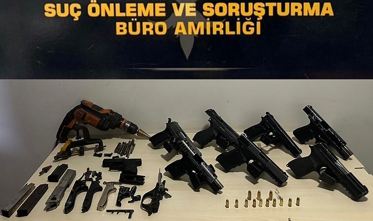 İzmir Konak'ta Kaçak Silah Atölyesine Baskın: 3 Gözaltı